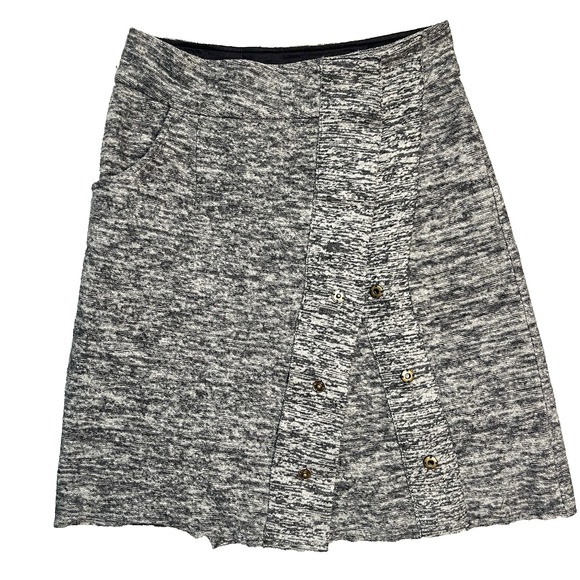 Anthropologie Dresses & Skirts - Anthropologie Sparrow‎ Mini Skirt Sz S 100% Merino Wool Heather Gray Gorpcore